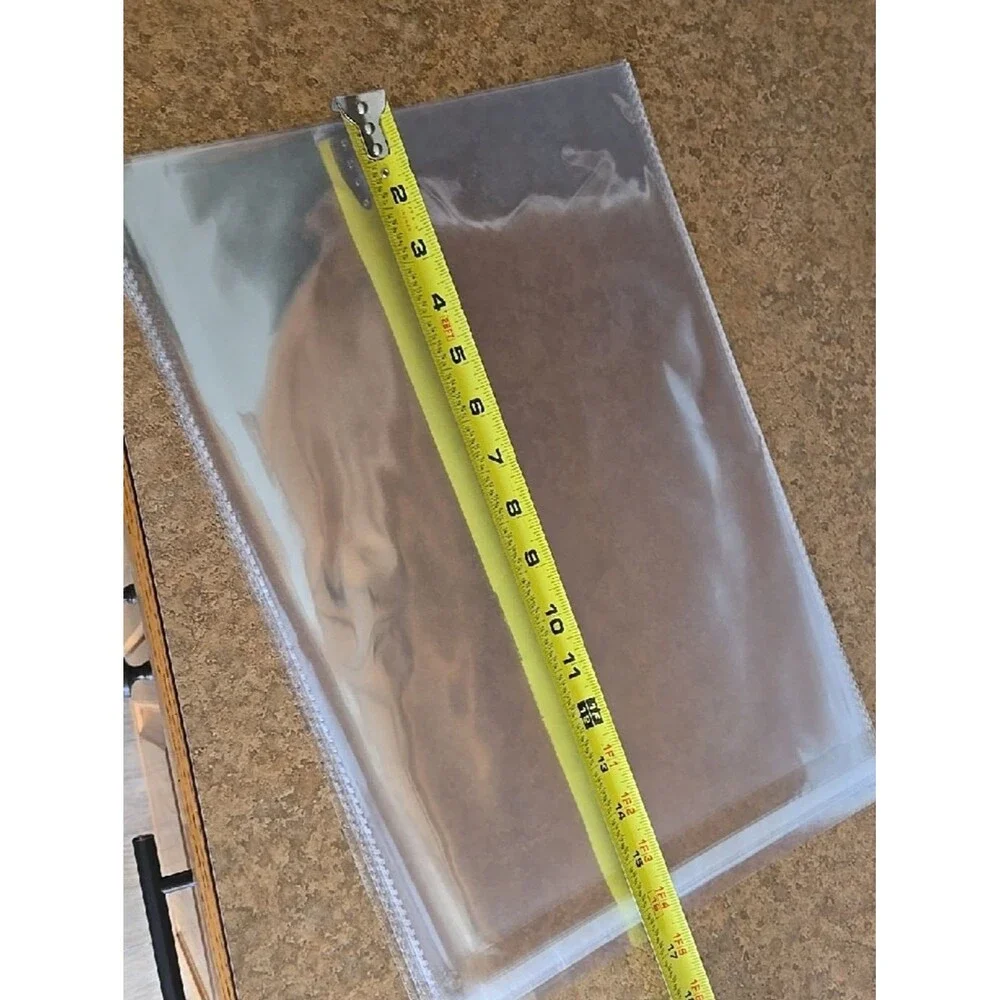 Plastic Clear 11 X 15 Resealabe Mailer Office Bags Pack 10 Bigger Size Unisex